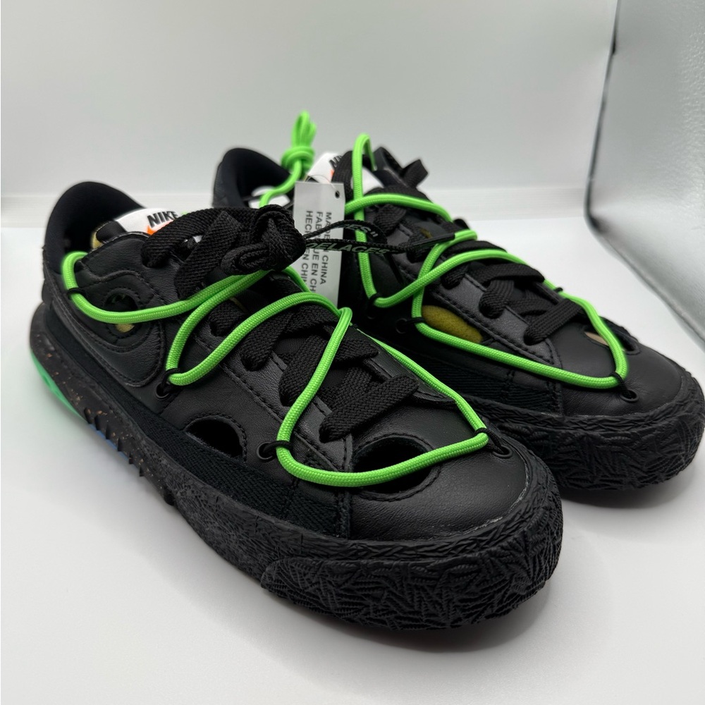 Size 4.5 - Nike Off-White x Blazer Low Black
